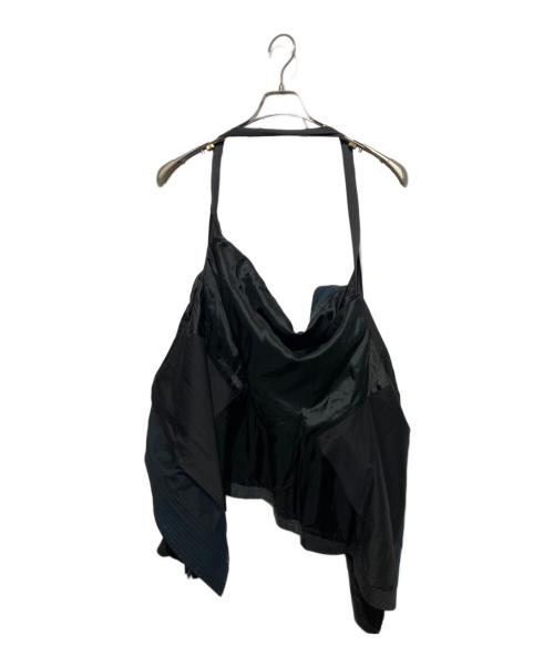 RICK OWENS（リックオウエンス）RICK OWENS (リックオウエンス) デニム切替レザージャケット インディゴ サイズ:Sの古着・服飾アイテム