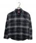 Supreme（シュプリーム）の古着「Plaid Flannel Shirt」｜ブラック