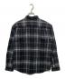 Supreme (シュプリーム) Plaid Flannel Shirt ブラック サイズ:S：14000円