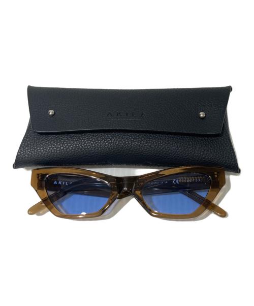akila（アキラ）AKILA (アキラ) VECTOR/ キャットアイサングラス ブラウン サイズ:52□20-145の古着・服飾アイテム