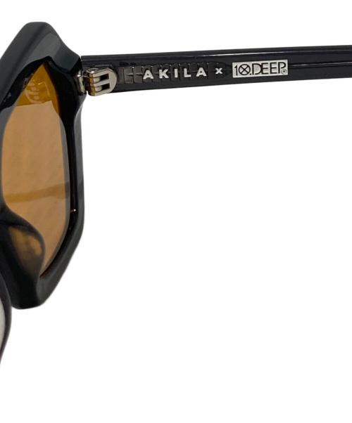 akila（アキラ）akila (アキラ) 10Deep (テンディープ) 720 GLASSES サングラス ブラウン×ブラック サイズ:53□22-155の古着・服飾アイテム