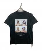 JOURNAL STANDARDジャーナルスタンダード）の古着「レッドホットチリペッパーズ by ロス・ハルフィン プリント Tシャツ」｜ブラック