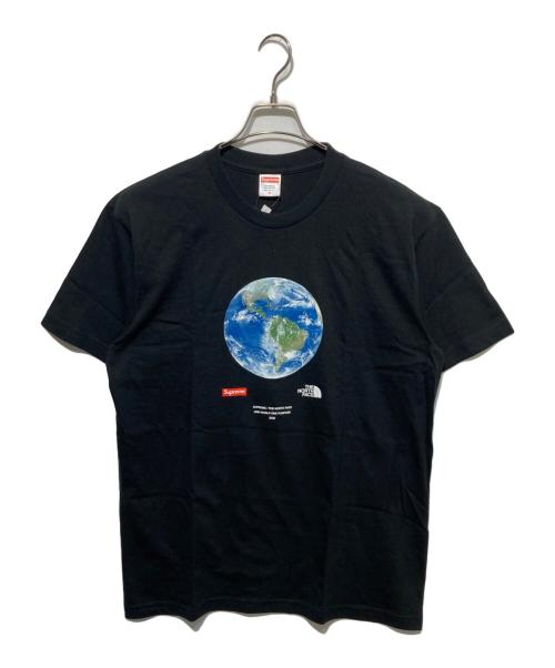 SUPREME（シュプリーム）Supreme (シュプリーム) THE NORTH FACE (ザ ノース フェイス) The North Face One World Tee ブラック サイズ:Mの古着・服飾アイテム