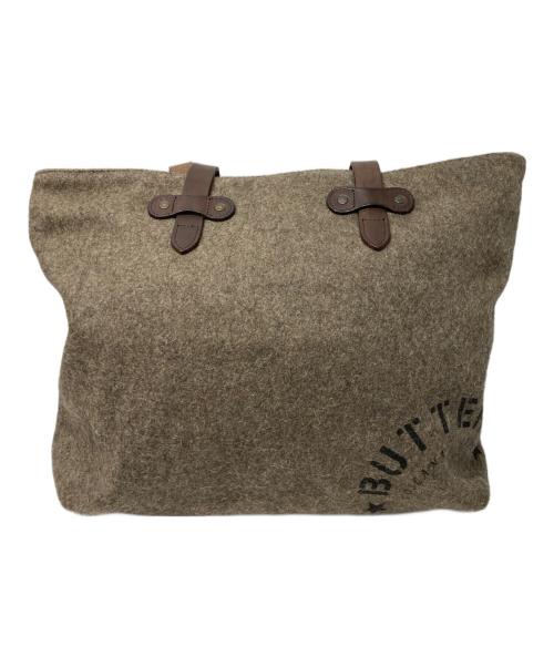 BUTTERO（ブッテロ）BUTTERO (ブッテロ) レザーハンドルトートバッグ ベージュの古着・服飾アイテム