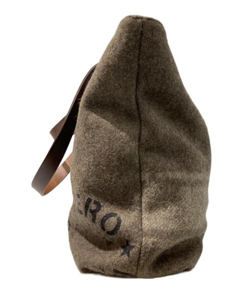 BUTTERO（ブッテロ）BUTTERO (ブッテロ) レザーハンドルトートバッグ ベージュの古着・服飾アイテム