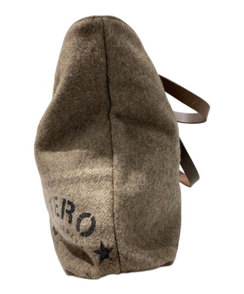 BUTTERO（ブッテロ）BUTTERO (ブッテロ) レザーハンドルトートバッグ ベージュの古着・服飾アイテム