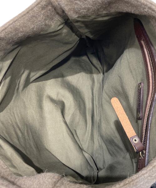 BUTTERO（ブッテロ）BUTTERO (ブッテロ) レザーハンドルトートバッグ ベージュの古着・服飾アイテム