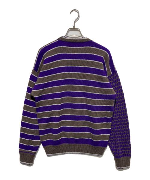 kansai international（カンサイインターナショナル）kansai international (カンサイインターナショナル) オールドデザインニット パープル サイズ:不明の古着・服飾アイテム