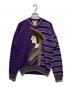 kansai international（カンサイインターナショナル）の古着「オールドデザインニット」｜パープル