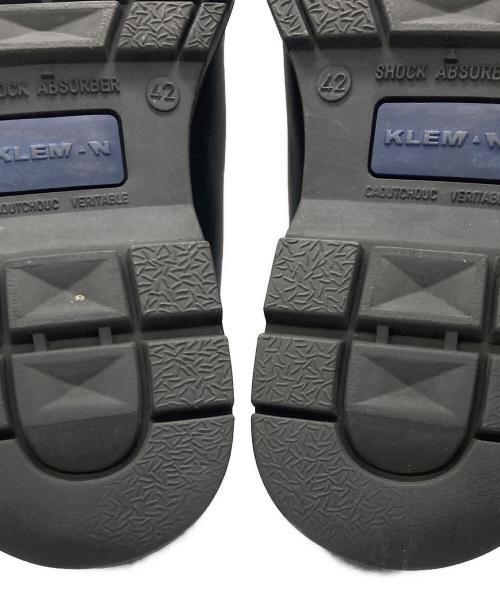 KLEMAN（クレマン）KLEMAN (クレマン) チロリアンシューズ ブラック サイズ:42の古着・服飾アイテム