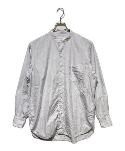 HERILL（ヘリル）HERILL (ヘリル) Suvin Stand Collar Shirts ホワイト サイズ:2の古着・服飾アイテム