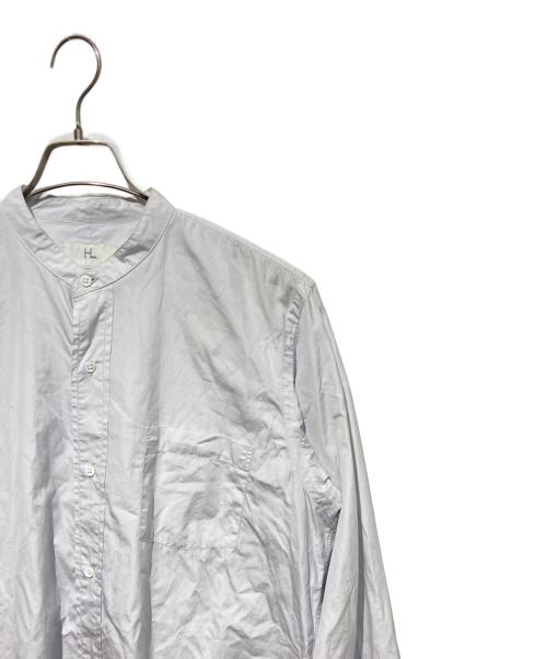 HERILL（ヘリル）HERILL (ヘリル) Suvin Stand Collar Shirts ホワイト サイズ:2の古着・服飾アイテム