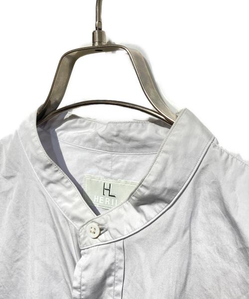 HERILL（ヘリル）HERILL (ヘリル) Suvin Stand Collar Shirts ホワイト サイズ:2の古着・服飾アイテム