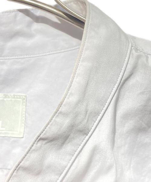 HERILL（ヘリル）HERILL (ヘリル) Suvin Stand Collar Shirts ホワイト サイズ:2の古着・服飾アイテム