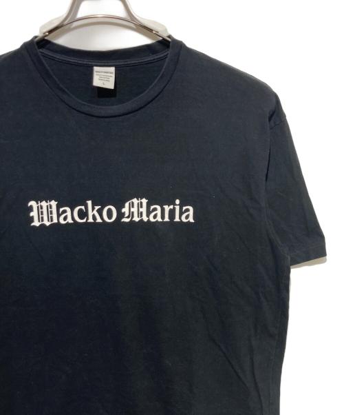 WACKO MARIA（ワコマリア）WACKO MARIA (ワコマリア) WASHED HEAVY WEIGHT CREW NECK T-SHIRT ブラック サイズ:Lの古着・服飾アイテム