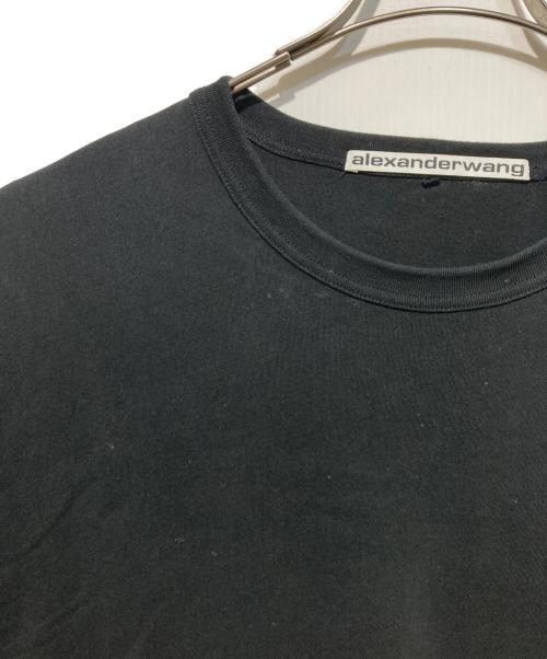 ALEXANDER WANG（アレキサンダー・ワン）ALEXANDER WANG (アレキサンダーワン) スモールロゴカットソー ブラック サイズ:Lの古着・服飾アイテム