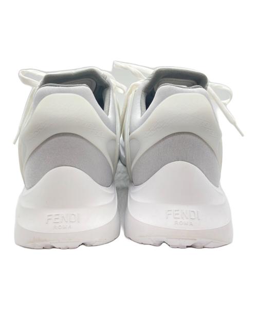 FENDI（フェンディ）FENDI (フェンディ) テクニカルメッシュスニーカー ホワイト サイズ:8の古着・服飾アイテム