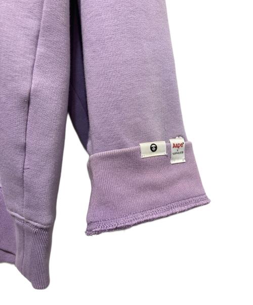 Aape BY A BATHING APE（エーエイプ バイ アベイシングエイプ）Aape BY A BATHING APE (エーエイプ バイ アベイシングエイプ) AAPE APE FACE HOODIE ラベンダー サイズ:XLの古着・服飾アイテム
