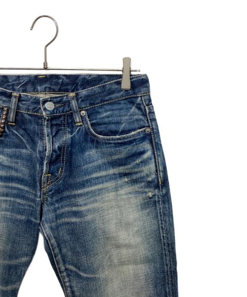 Hysteric Glamour（ヒステリックグラマー）Hysteric Glamour (ヒステリックグラマー) スタッズデニムパンツ インディゴ サイズ:W30の古着・服飾アイテム
