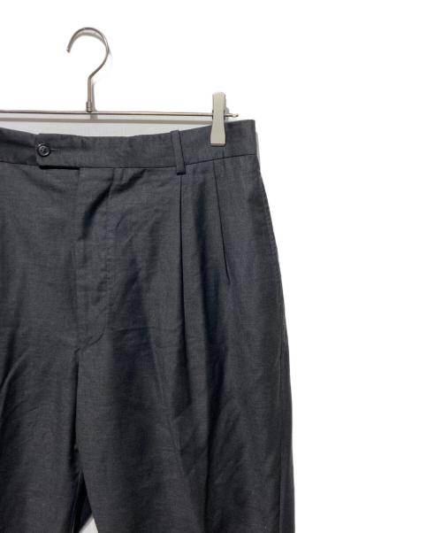 BERNARD ZINS（ベルナール ザンス）BERNARD ZINS (ベルナール ザンス) フランス製ウールスラックス グレー サイズ:38の古着・服飾アイテム