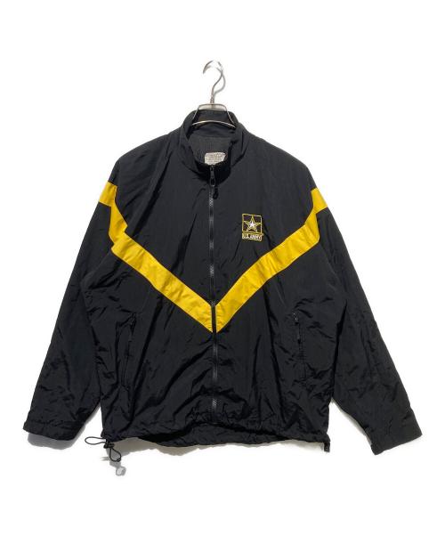 US ARMY（ユーエスアーミー）US ARMY (ユーエスアーミー) APFU JACKET ブラック×イエロー サイズ:LARGE/REGULARの古着・服飾アイテム