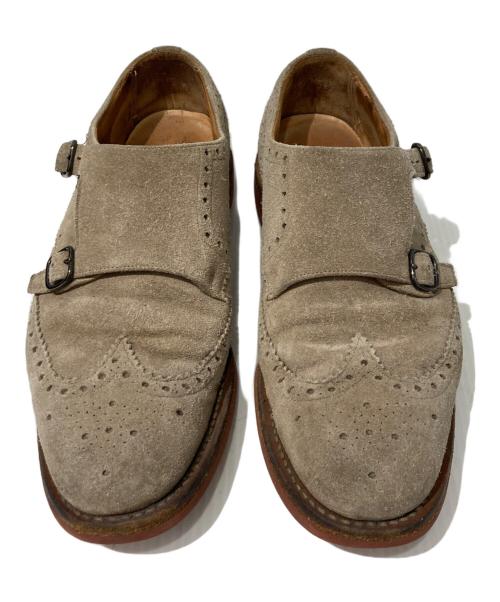 CHURCH'S（チャーチ）CHURCH'S (チャーチ) KELBYダブルモンクストラップウイングチップシューズ ベージュ サイズ:不明の古着・服飾アイテム