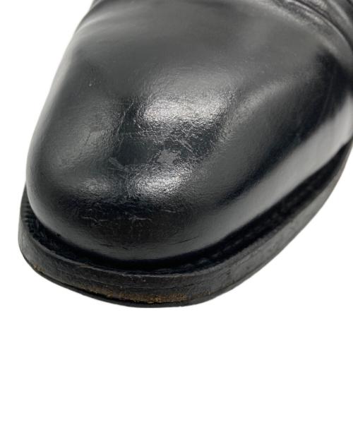 SHETLAND FOX（シェットランドフォックス）SHETLAND FOX (シェットランドフォックス) ダブルモンクストラップシューズ ブラック サイズ:8の古着・服飾アイテム