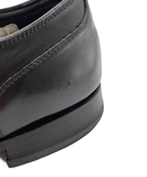 SHETLAND FOX（シェットランドフォックス）SHETLAND FOX (シェットランドフォックス) ダブルモンクストラップシューズ ブラック サイズ:8の古着・服飾アイテム