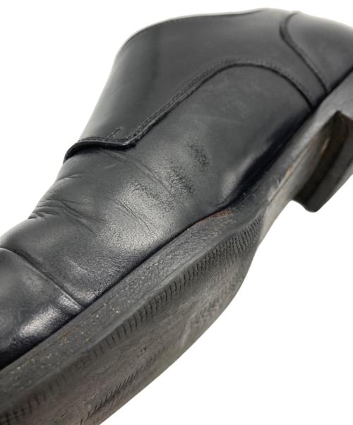 SHETLAND FOX（シェットランドフォックス）SHETLAND FOX (シェットランドフォックス) ダブルモンクストラップシューズ ブラック サイズ:8の古着・服飾アイテム