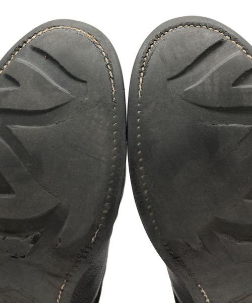 foot the coacher（フットザコーチャー）foot the coacher (フットザコーチャー) THE MOCCASINS SIDEGOREブーツ ブラック サイズ:8 1/2の古着・服飾アイテム