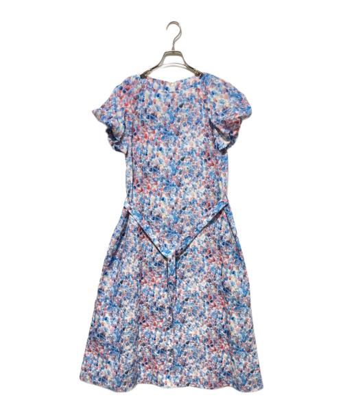 HERALBONY（ヘラルボニー）HERALBONY (ヘラルボニー) 「Festival」バルーンスリーブワンピース ブルー サイズ:FREEの古着・服飾アイテム