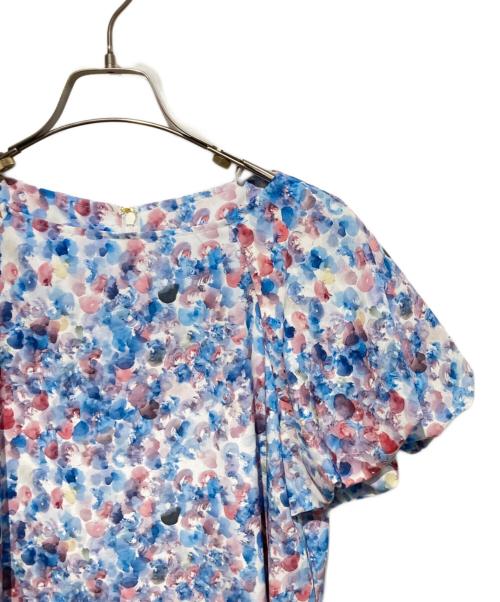 HERALBONY（ヘラルボニー）HERALBONY (ヘラルボニー) 「Festival」バルーンスリーブワンピース ブルー サイズ:FREEの古着・服飾アイテム