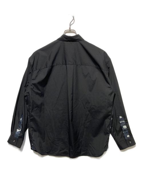 HERALBONY（ヘラルボニー）HERALBONY (ヘラルボニー) デザインシャツ（ショルダー切替） 「（無題）（丸）」 ブラック サイズ:FREEの古着・服飾アイテム