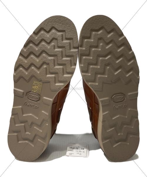 Maison Margiela（メゾンマルジェラ）Maison Margiela (メゾンマルジェラ) Stringate Spliced in pelleデッキシューズ ブラウン サイズ:40の古着・服飾アイテム