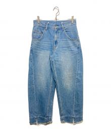 Adam et Rope（アダム エ ロペ）の古着「ルーズフィットアジャストデニム」｜ブルー