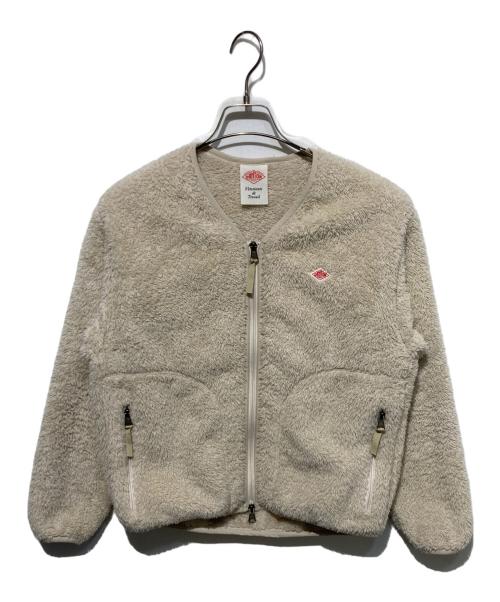DANTON（ダントン）DANTON (ダントン) HIGH PILE FLEECE フリースノーカラーブルゾン ベージュ サイズ:36の古着・服飾アイテム