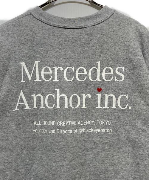 mercedes anchor inc.（メルセデス アンカー インク）mercedes anchor inc. (メルセデス アンカー インク) ロゴスウェット グレー サイズ:Ｌの古着・服飾アイテム