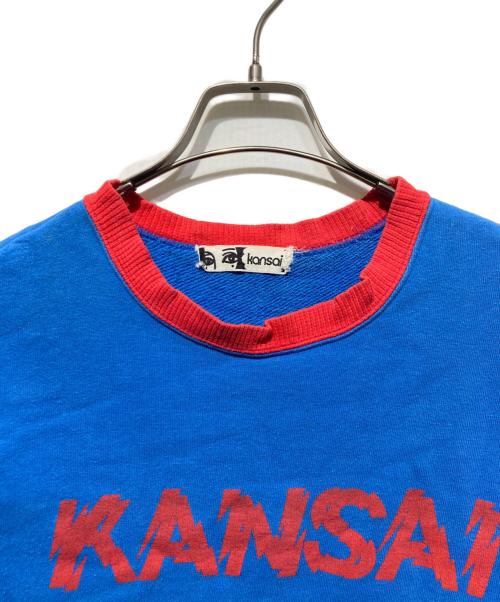 KANSAI（カンサイ）KANSAI (カンサイ) オールドロゴスウェット ブルー サイズ:不明の古着・服飾アイテム
