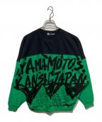 KANSAIカンサイ）の古着「オールドシグネチャープリントスウェット」｜ブラック×グリーン