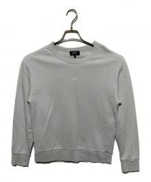 A.P.C.（アーペーセー）の古着「ロゴスウェット」｜スカイブルー