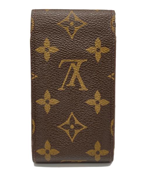 LOUIS VUITTON（ルイ ヴィトン）LOUIS VUITTON (ルイ ヴィトン) モノグラムエテュイ・シガレット ブラウンの古着・服飾アイテム