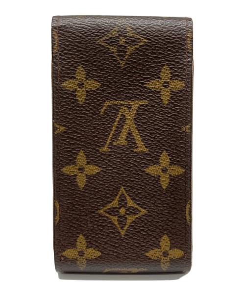 LOUIS VUITTON（ルイ ヴィトン）LOUIS VUITTON (ルイ ヴィトン) モノグラムエテュイ・シガレット ブラウンの古着・服飾アイテム