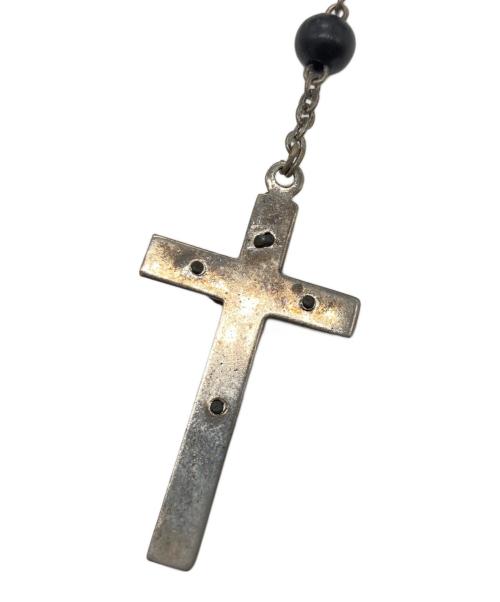 DOLCE & GABBANA（ドルチェ＆ガッバーナ）DOLCE & GABBANA (ドルチェ＆ガッバーナ) ロザリオ ネックレス ブラックの古着・服飾アイテム