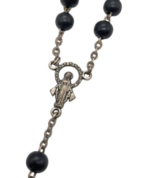 DOLCE & GABBANA（ドルチェ＆ガッバーナ）DOLCE & GABBANA (ドルチェ＆ガッバーナ) ロザリオ ネックレス ブラックの古着・服飾アイテム