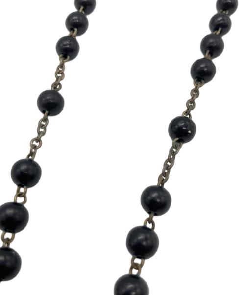 DOLCE & GABBANA（ドルチェ＆ガッバーナ）DOLCE & GABBANA (ドルチェ＆ガッバーナ) ロザリオ ネックレス ブラックの古着・服飾アイテム