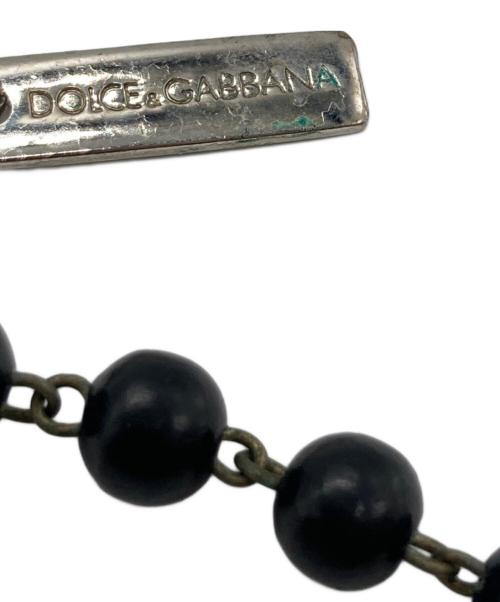 DOLCE & GABBANA（ドルチェ＆ガッバーナ）DOLCE & GABBANA (ドルチェ＆ガッバーナ) ロザリオ ネックレス ブラックの古着・服飾アイテム