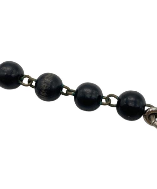 DOLCE & GABBANA（ドルチェ＆ガッバーナ）DOLCE & GABBANA (ドルチェ＆ガッバーナ) ロザリオ ネックレス ブラックの古着・服飾アイテム