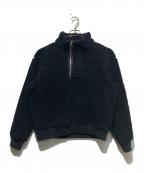 C.Eシーイー）の古着「HEAVY WOOL BOA HALF ZIP」｜ブラック