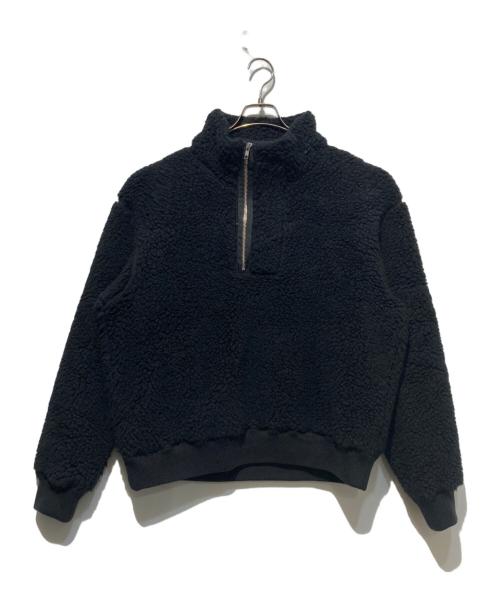 C.E（シーイー）C.E (シーイー) HEAVY WOOL BOA HALF ZIP ブラック サイズ:Mの古着・服飾アイテム