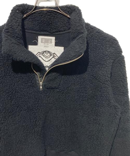 C.E（シーイー）C.E (シーイー) HEAVY WOOL BOA HALF ZIP ブラック サイズ:Mの古着・服飾アイテム